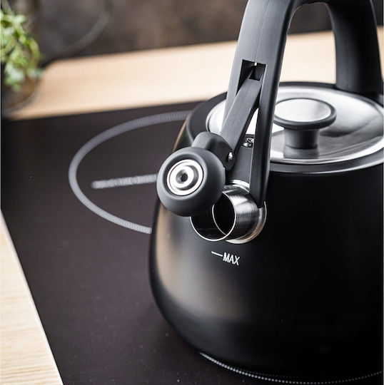 Klausberg Kettle Stainless Steel Black 2500ml