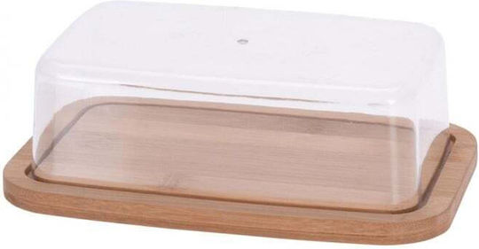 Untiera Excellent Houseware Bamboo Plastic 19x12.5x6 Cm Brown