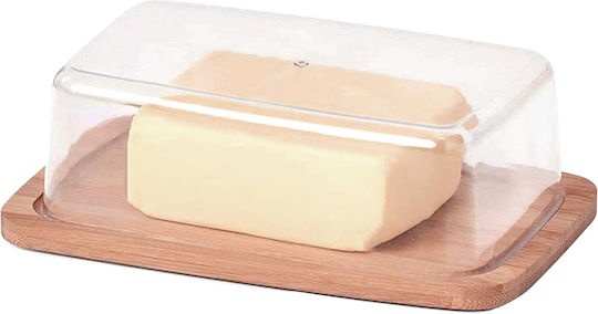 Untiera Excellent Houseware Bamboo Plastic 19x12.5x6 Cm Brown