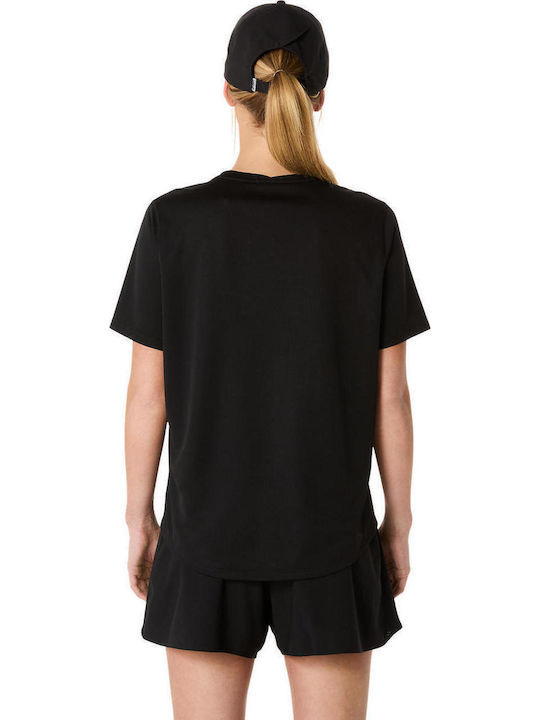 Damen Bluse Kurzärmelig Schwarz