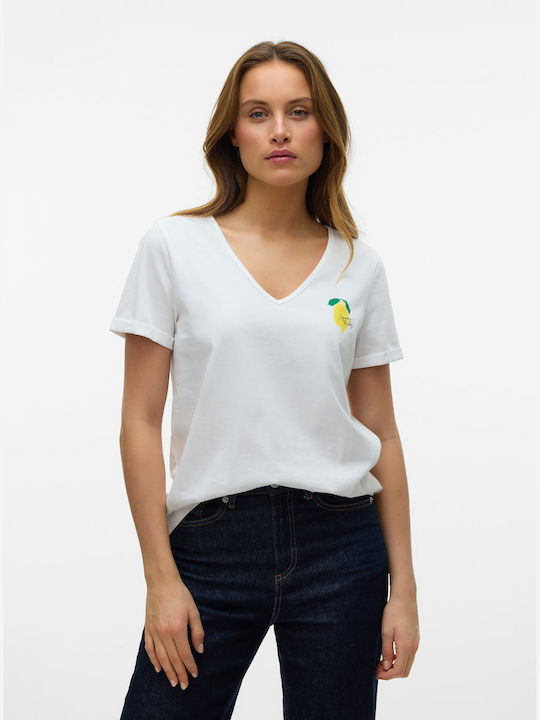 Vero Moda T-Shirt Lemon 10329476