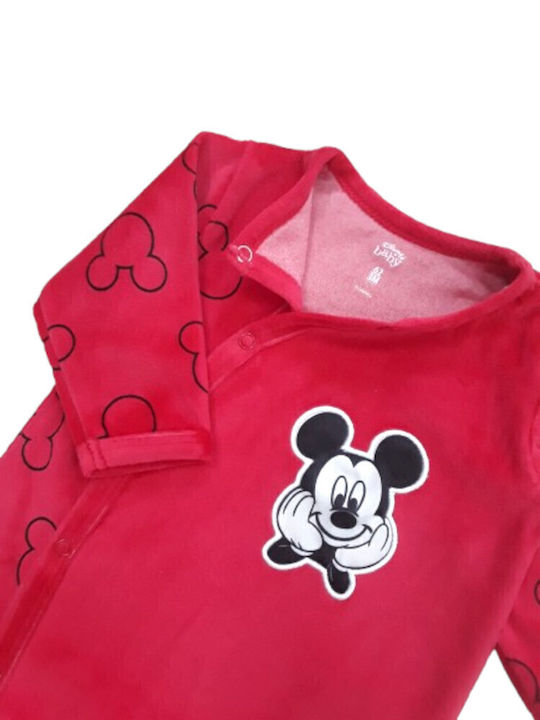 Disney Mickey Φορμάκι Βελουτέ Red