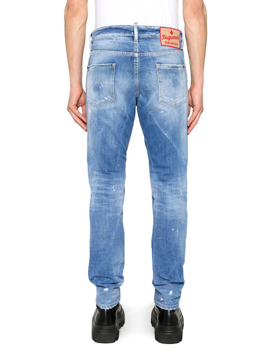 Dsquared2 Cool Guy Herren Jeanshose Schlank Fit Blue