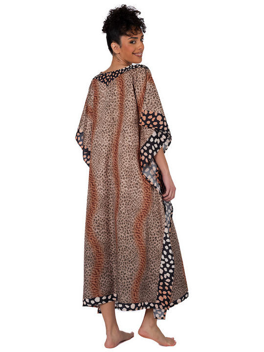 Indischer Kaftan Ar197-a Solo Me Damen Einheitsgröße 100cm x 120cm