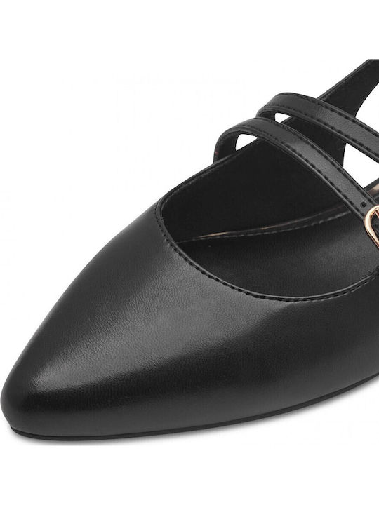 Pumps mit Riemchen Schwarz