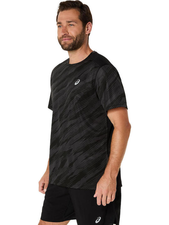 Core Athletic Short Sleeve Black Blouse