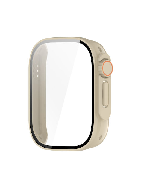 Tempered Film Plastic Case in White color for Redmi Watch 5 Active