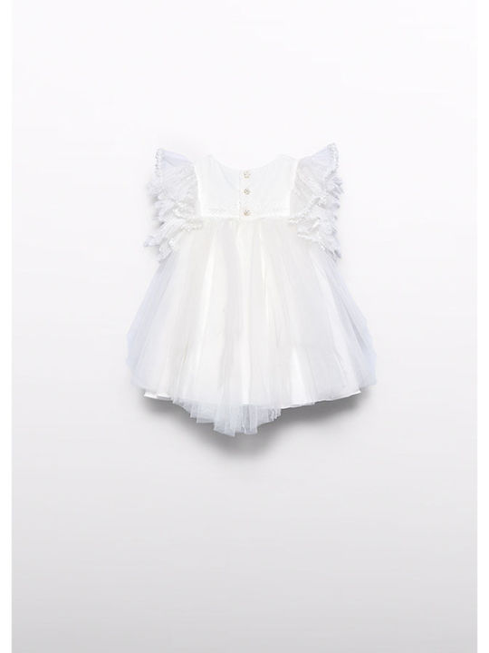 Abel & Lula Children's Dress Tulle cream