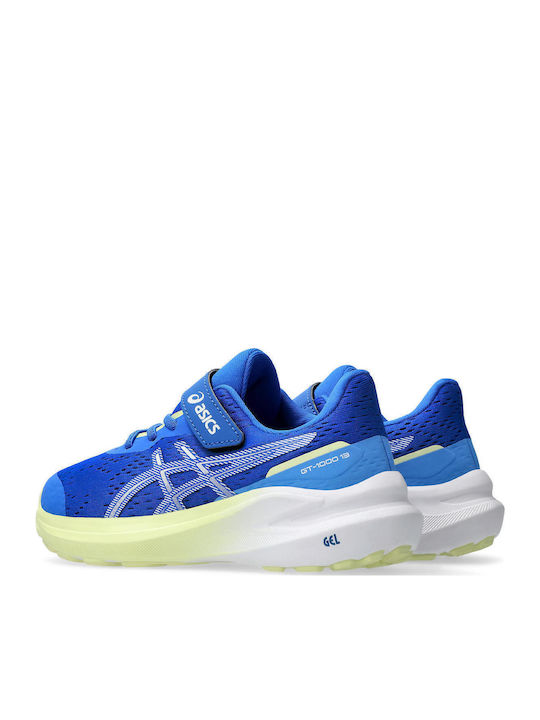 Gt-1000 13 Ps Kids Sports Shoes Running with Hoop & Loop Closure Blue