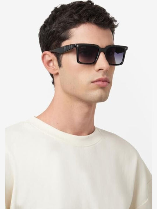Dsquared2 Icon Bărbătești Ochelari de soare cu Negru Cadru și Negru Lentilă ICON 0025/S 003/IR