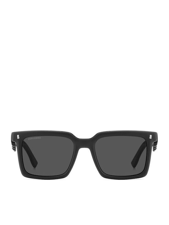 Dsquared2 Icon Bărbătești Ochelari de soare cu Negru Cadru și Negru Lentilă ICON 0025/S 003/IR