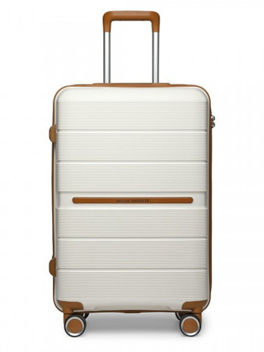 Miss Lulu British Traveller Μεσαία Cream Miss Lulu British Traveller Μεσαία Cream