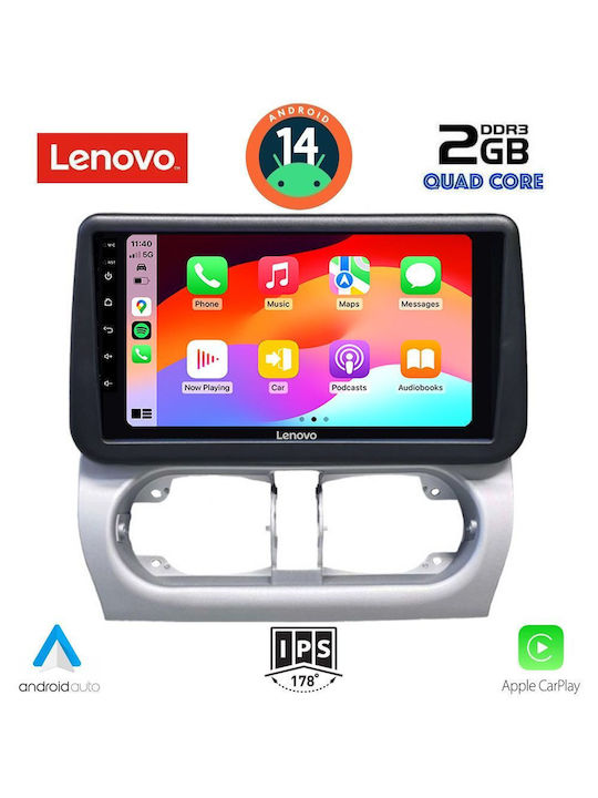 Lenovo Car-Audiosystem für Opel Corsa / Tigra 2001-2014 (Bluetooth/USB/AUX/WiFi/GPS/Apple-Carplay/Android-Auto) mit Touchscreen 9"