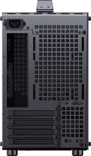 Jonsplus Z20 Gaming Mini-Turm Computergehäuse mit Seitenfenster Schwarz