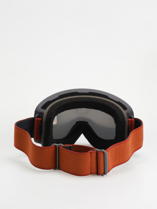 Volcom Odyssey Ski & Snowboard Goggles Kids Brown with Lens in Brown Color