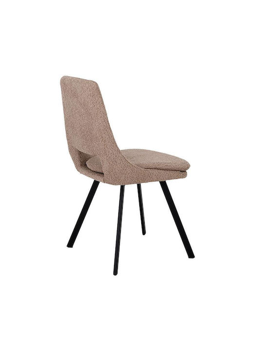 Alice Dining Room Artificial Leather Chair Cappuccino 47x54x87cm 2pcs