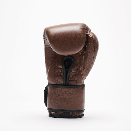Leone 1947 Boxing Gloves Leather for Match Brown
