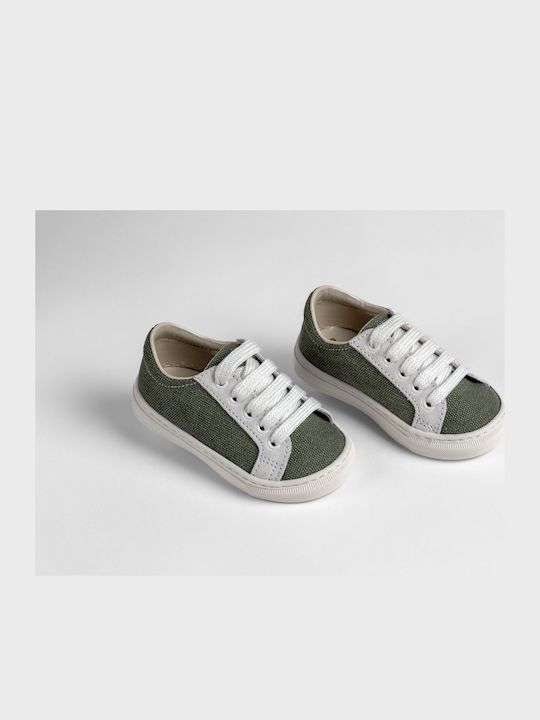Ever Kid Gray Baptism Leather Sneakers