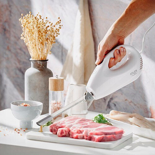 Adler Ηλεκτρικό Μαχαίρι 200W Λευκό