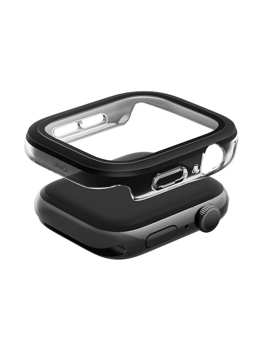 Uniq Voute Θήκη Apple Watch Series 10 46mm Tempered Glass Μαύρο Uniq Voute Θήκη Apple Watch Series 10 46mm Tempered Glass Μαύρο