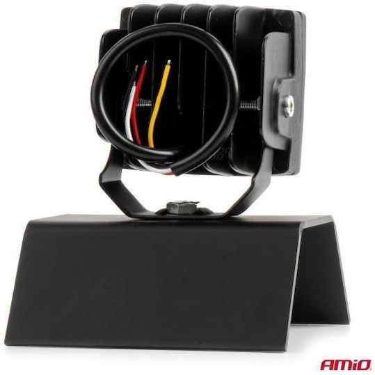 Amio Προβολεας Εργασιας Τετραγωνος Led 60w 9-36v 6.000lm 6.500k 95x80x90mm Awl67 Amio 1 Τεμ 04208/am