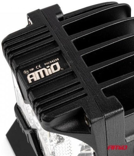 Amio Προβολεας Εργασιας Τετραγωνος Led 60w 9-36v 6.000lm 6.500k 95x80x90mm Awl67 Amio 1 Τεμ 04208/am