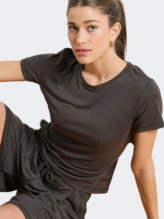 Women's Athletic T-shirt Brown