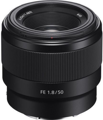 Sony Full Frame Camera Lens 50mm f/1.8 Fixed for Sony E Mount Black