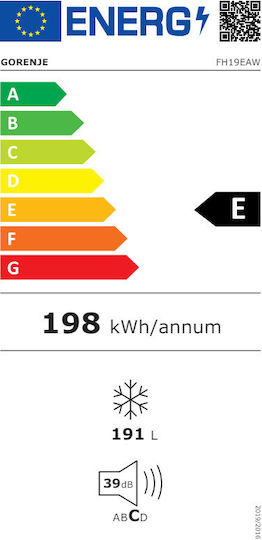 Gorenje Βιτρίνα Κατάψυξης Fh19eaw