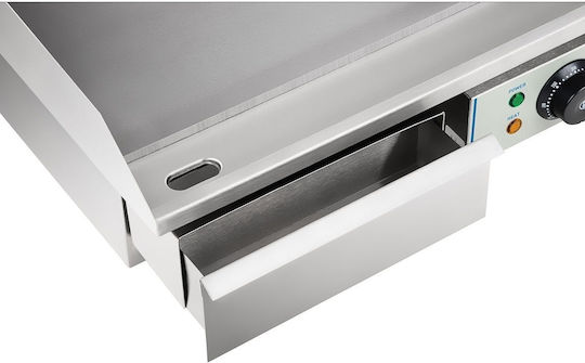 Royal Catering Gewerbliche Flachgrillplatten Elektrisch 3kW mit glatter & geriffelter Platte