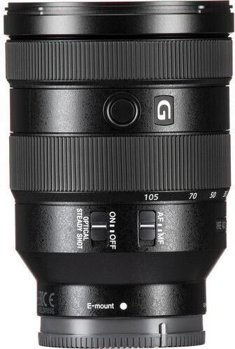 Sony Full Frame Camera Lens FE 24-105mm f/4 G OSS Standard Zoom for Sony E Mount Black
