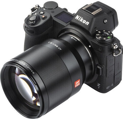 Viltrox Full Frame Camera Lens AF 85mm f/1.8 Z Telephoto for Nikon Z Mount Black