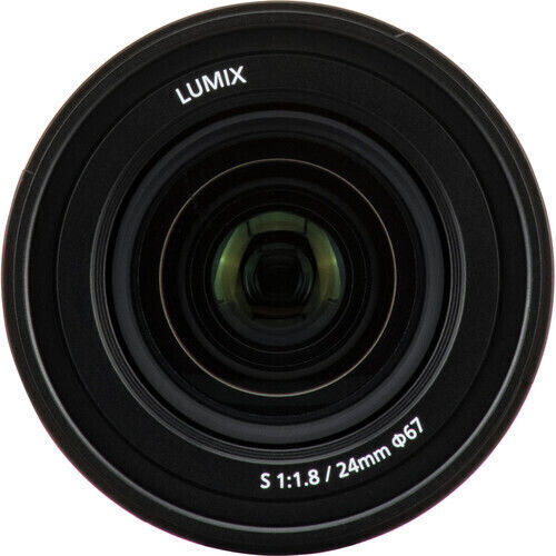 Panasonic Full Frame Φωτογραφικός Φακός LUMIX S 24mm F1.8 Telephoto για Leica L Mount Μαύρος