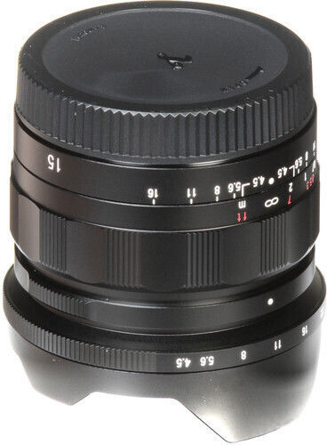 Voigtlander Full Frame Φωτογραφικός Φακός Super Wide Heliar Aspherical III 15mm f/4.5 Wide Angle για Sony E Mount Μαύρος
