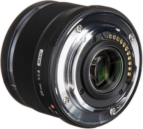 Olympus Crop Φωτογραφικός Φακός M.Zuiko Digital 25mm f/1.8 Σταθερός για Micro Four Thirds (MFT) Mount Μαύρος