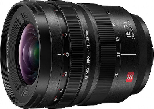 Panasonic Cadru complet Obiectiv Foto Lumix S PRO 16-35mm f/4 Unghi larg / Zoom cu unghi larg pentru Montura Leica L Black
