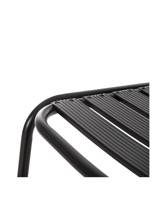 Stool Bar Metallic Laura Black