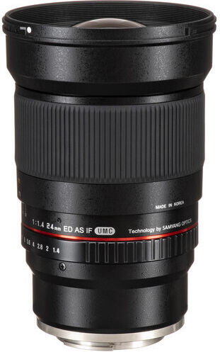 Samyang Full Frame Φωτογραφικός Φακός 24mm f/1.4 ED AS UMC Wide Angle για Sony E Mount Μαύρος