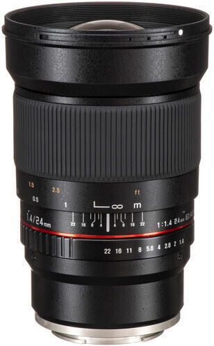 Samyang Full Frame Φωτογραφικός Φακός 24mm f/1.4 ED AS UMC Wide Angle για Sony E Mount Μαύρος