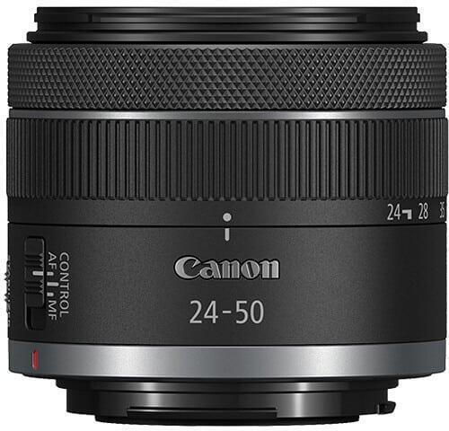 Canon Full Frame Φωτογραφικός Φακός RF 24-50mm f/4.5-6.3 IS STM Standard Zoom για Canon RF Mount Μαύρος