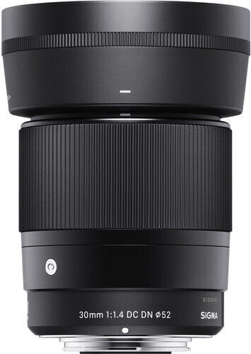 Sigma Crop Camera Lens 30mm f/1.4 DC DN Contemporary Fixed for Leica L Mount Black