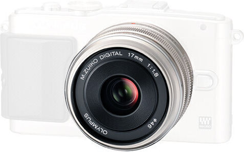 Olympus Crop Φωτογραφικός Φακός M.Zuiko Digital 17mm f/1.8 Σταθερός για Micro Four Thirds (MFT) Mount Ασημί