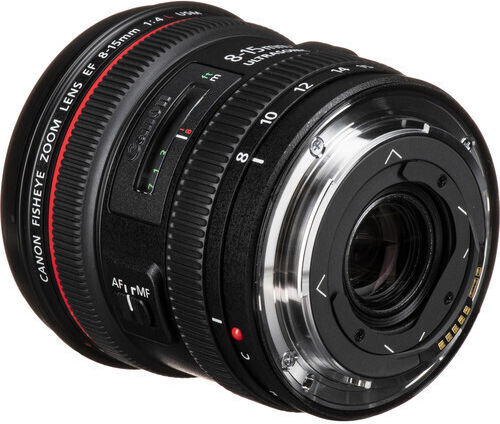 Canon Full Frame Φωτογραφικός Φακός EF 8-15mm f/4L USM Fisheye για Canon EF Mount Μαύρος