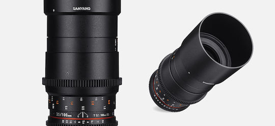 Samyang Full Frame Camera Lens Telephoto / Macro for Nikon F Mount Black