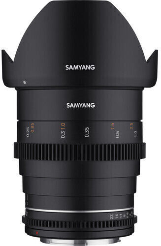 Samyang Crop Φωτογραφικός Φακός 24mm T1.5 VDSLR MK2 Cine Σταθερός για Micro Four Thirds (MFT) Mount Μαύρος
