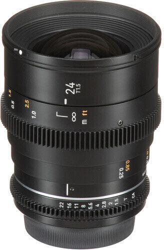 Samyang Crop Φωτογραφικός Φακός 24mm T1.5 VDSLR MK2 Cine Σταθερός για Micro Four Thirds (MFT) Mount Μαύρος