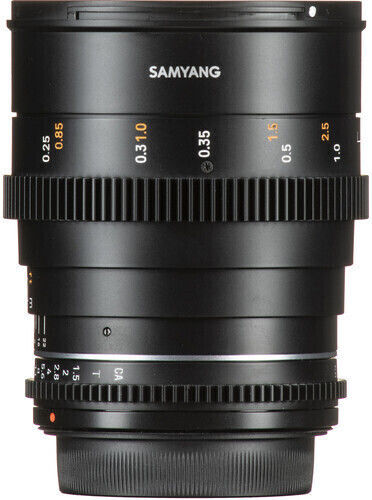Samyang Crop Φωτογραφικός Φακός 24mm T1.5 VDSLR MK2 Cine Σταθερός για Micro Four Thirds (MFT) Mount Μαύρος