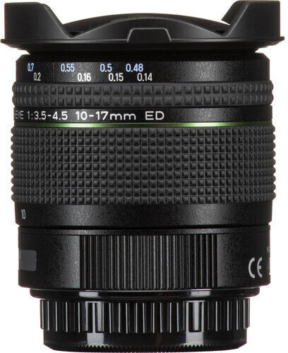 Pentax Crop Φωτογραφικός Φακός HD DA 10-17mm f/3.5-4.5 ED Fisheye / Ultra-Wide Zoom για Pentax K Mount Μαύρος