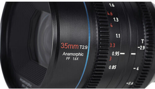 Full Frame Φωτογραφικός Φακός 35mm T2.9 1.6x Anamorphic Standard Zoom για Canon RF Mount Μαύρος