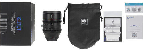 Full Frame Φωτογραφικός Φακός 35mm T2.9 1.6x Anamorphic Standard Zoom για Canon RF Mount Μαύρος